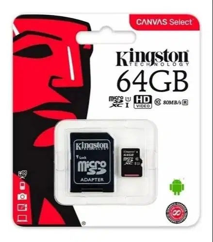 Miniatura: Memoria Microsd Micro Sd Kingston 64gb Clase 10 Original