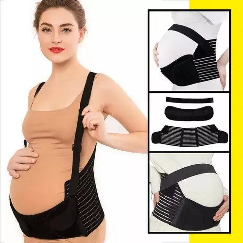 Miniatura: Faja Materna Prenatal Durante Embarazo Tirantas Soporte Abdo