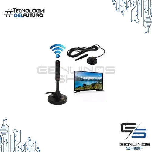 Miniatura: Antena Interior Tv Televisión Digital Terrestre Tdt Dvb-t2- 3 Mt