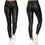 Thumbnail: Women's Casual Slim Leather Trousers – European & American Style
