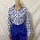Thumbnail: Tracksuit Floral Leaf Long Sleeve Shirt and Shorts Matching Two 2 Piece Set