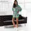 Thumbnail: Two Pieces Suits Summer Button Shirts 2 Two Piece Set