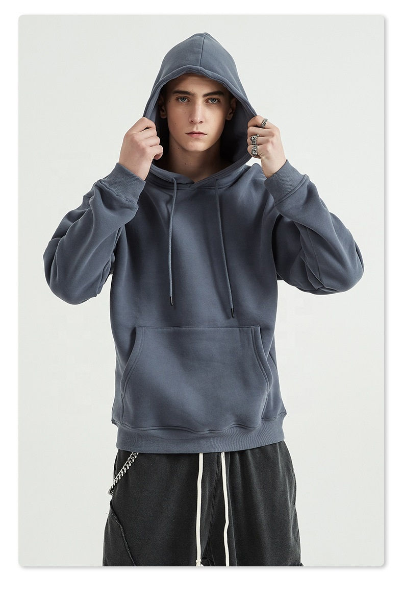 Unisex Blank Sports Hoodie – Cotton-Poly Blend