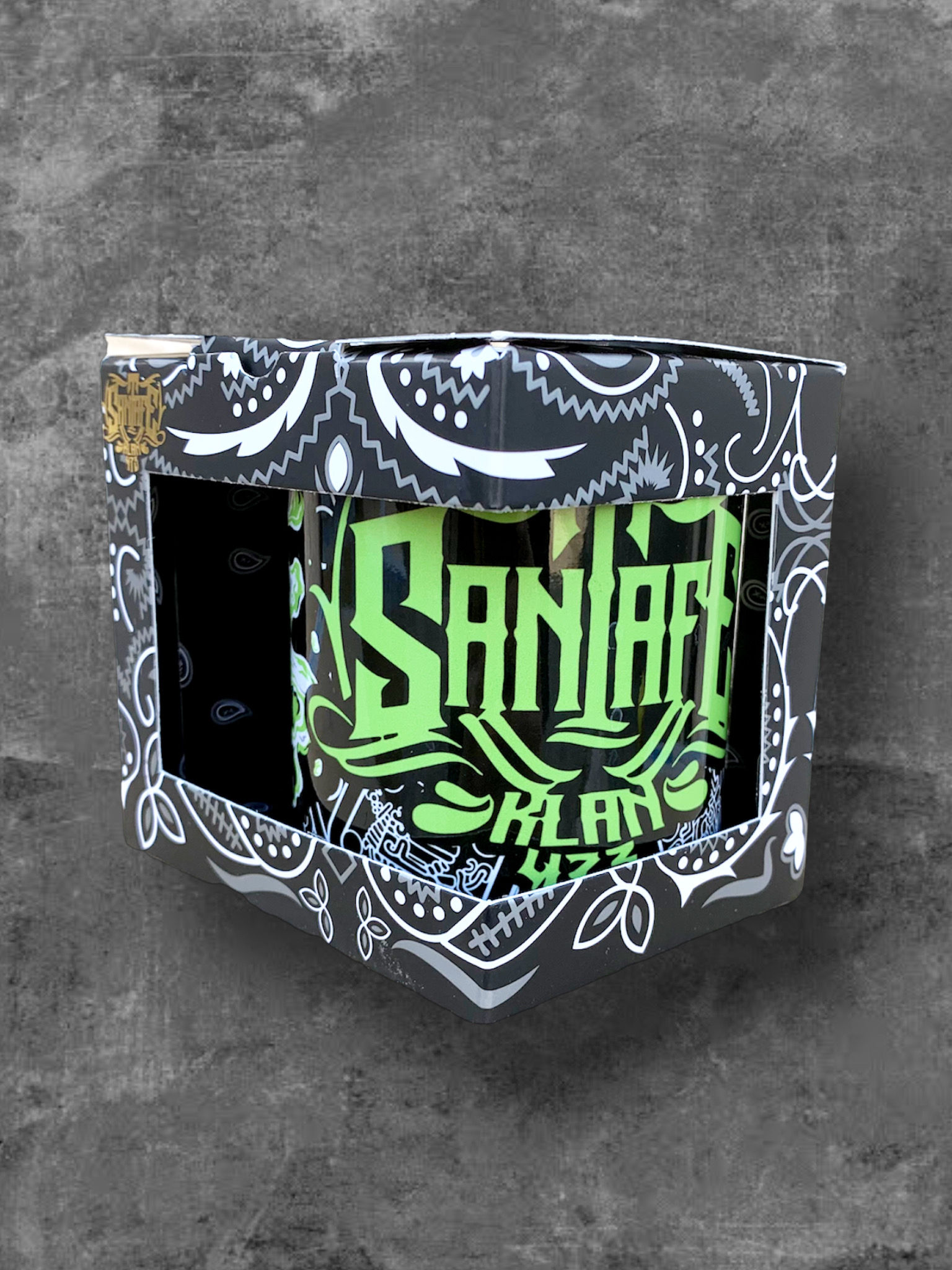 TAZA LOGO CALAVERA VERDE