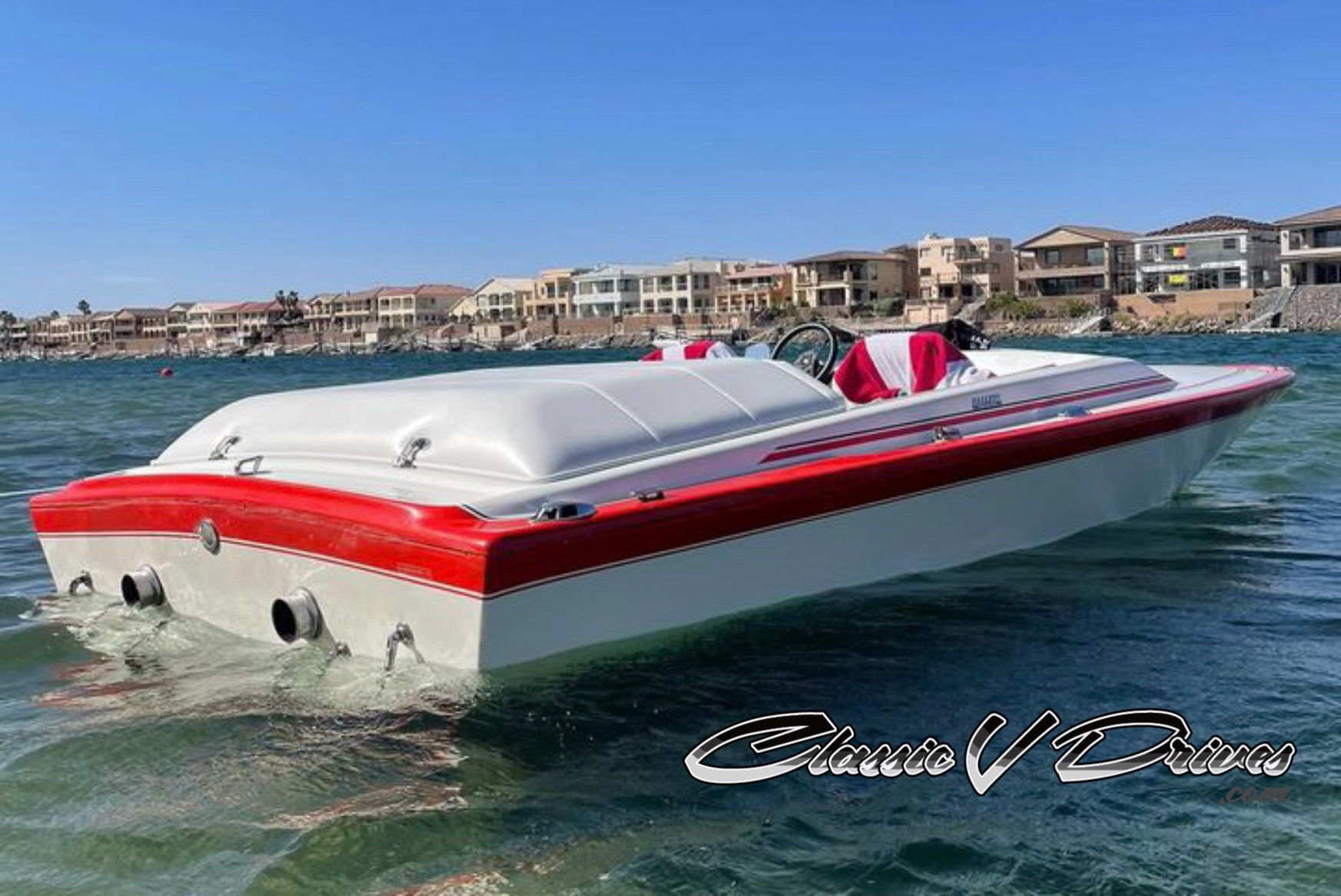 1976 Hallett 18’ Mini Day Cruiser Vdrive