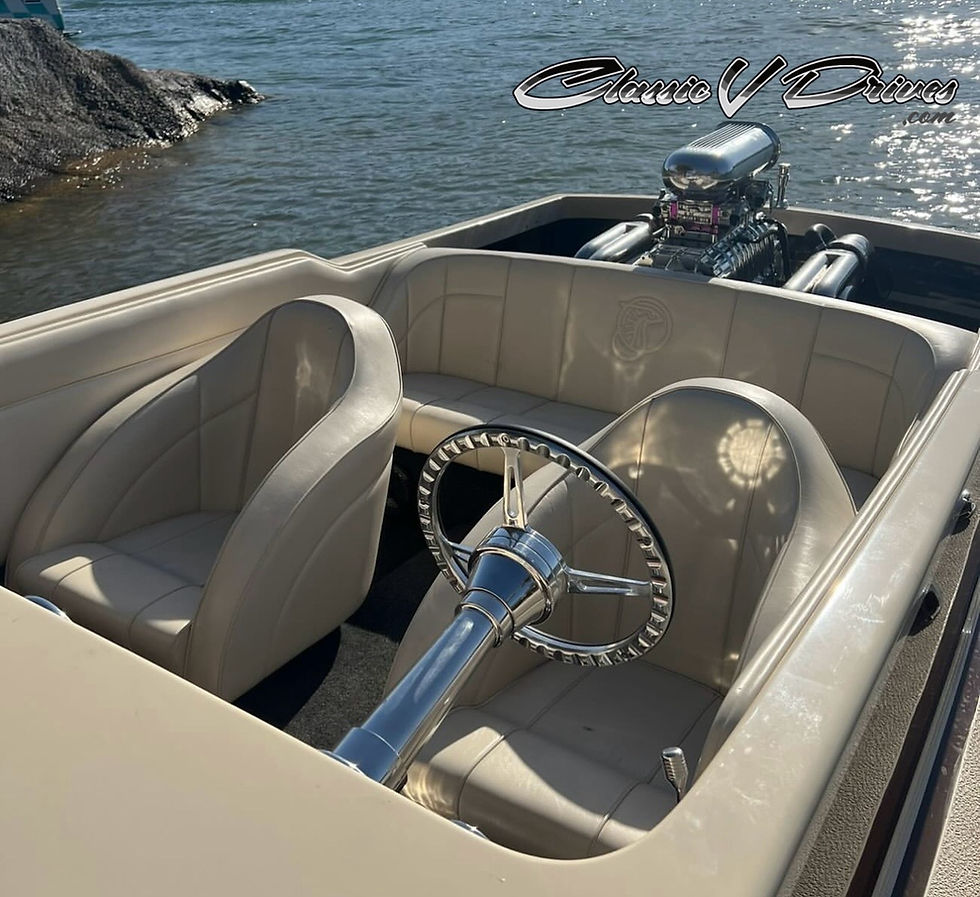 Thumbnail: (SOLD) 1981 Schiada 22’ Step Deck Vdrive Boat