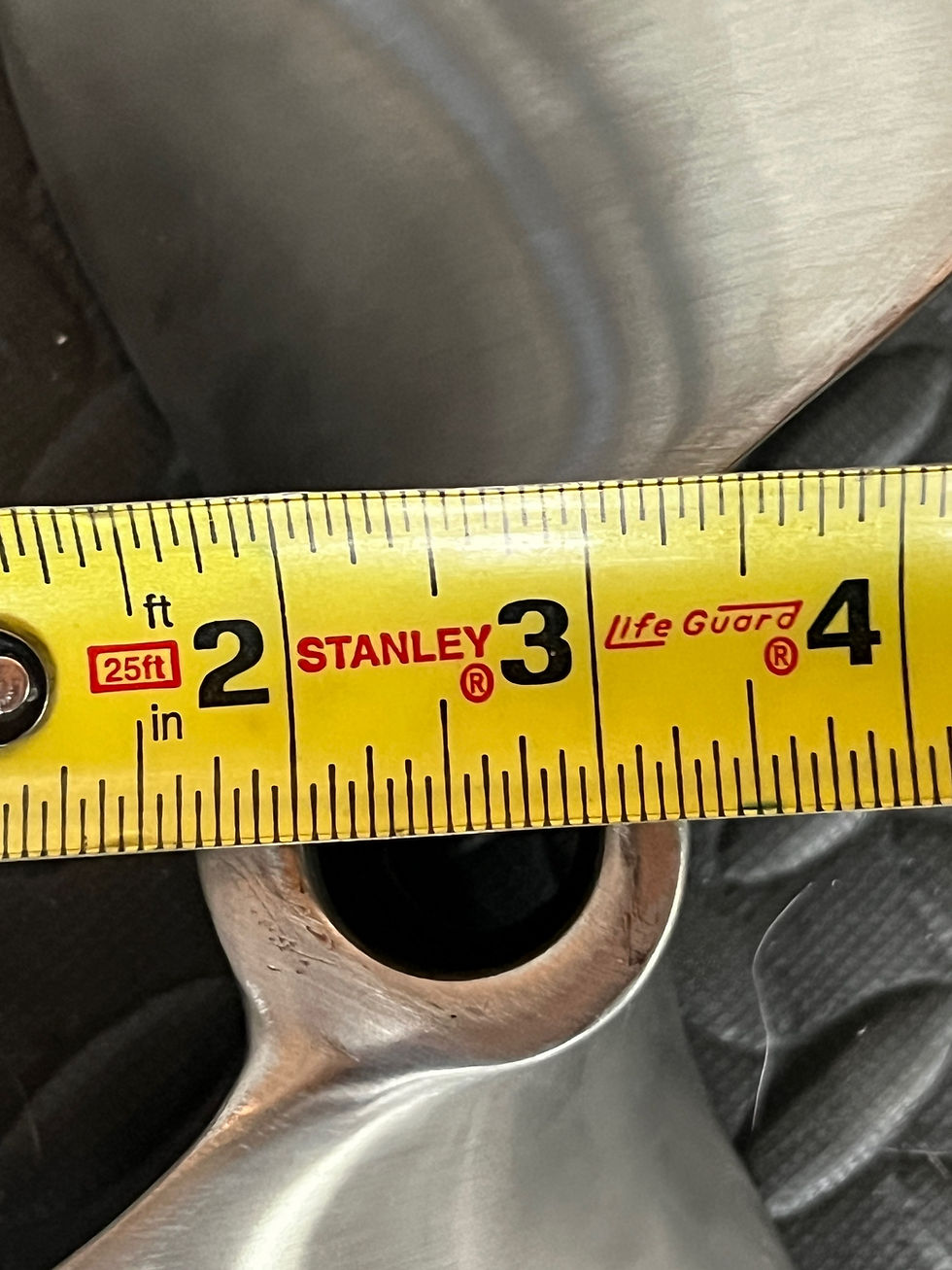 Thumbnail: (SOLD) 2 Blade Stainless Steel Vdrive Propellor 11” x 15 pitch, for 1” shaft