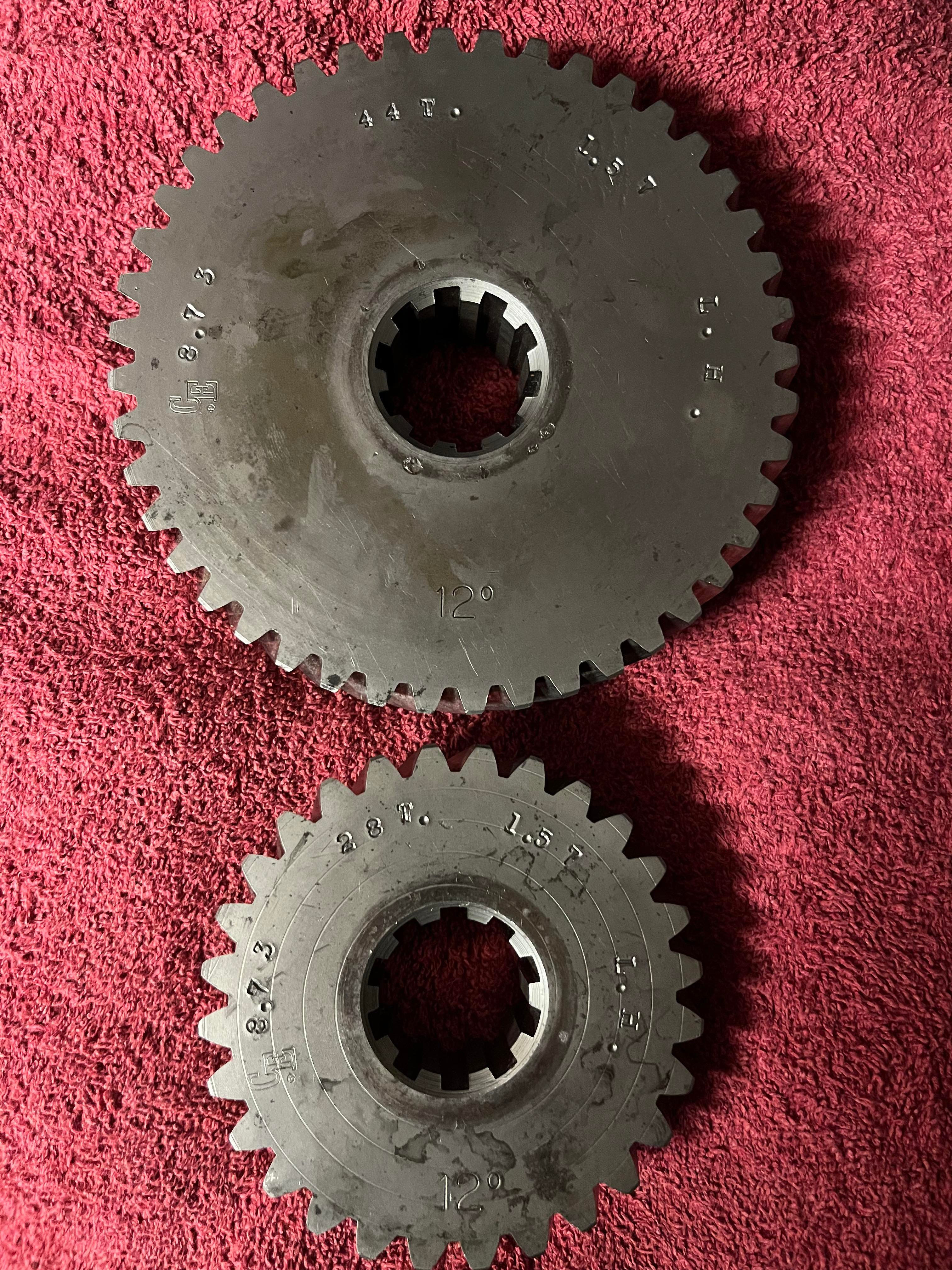 1.57 LH Gears - 12 Degree Gears (used)