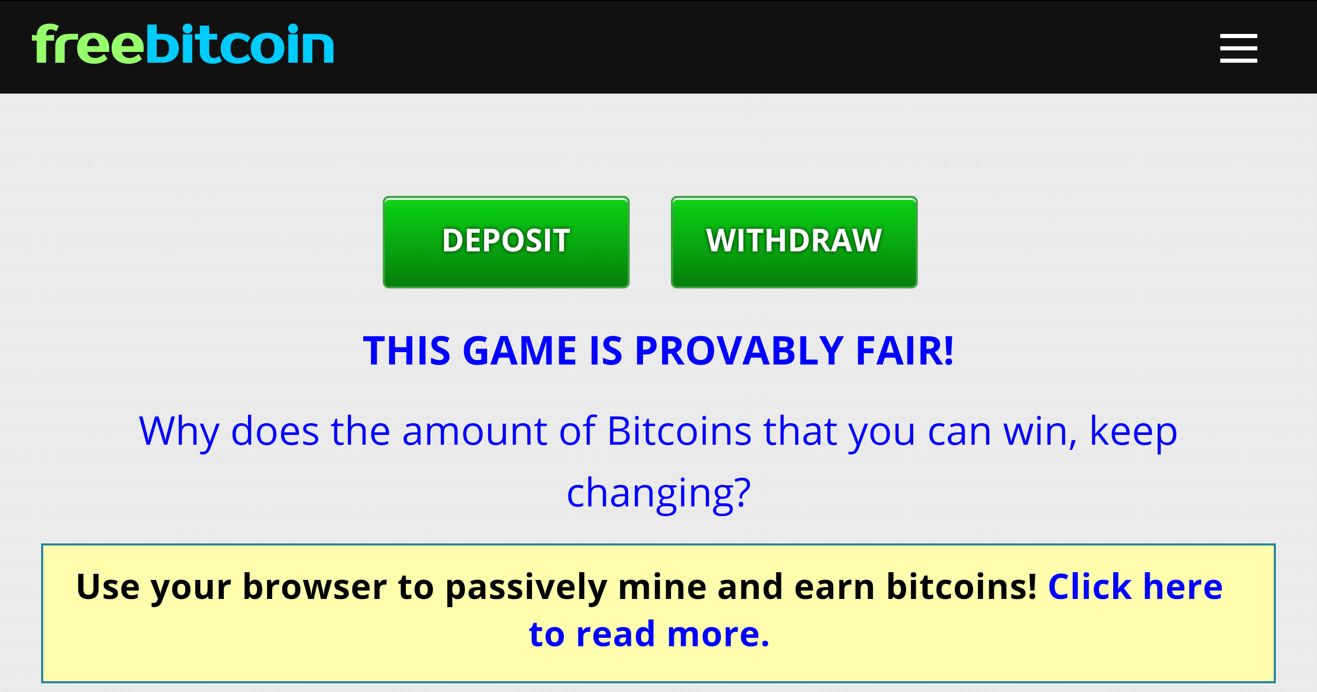 The Largest Bitcoin Faucet With The Potential To Win Up Too 200 Every - 