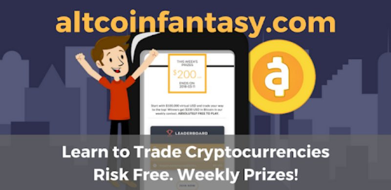 altcoinfantasy.com Learn to trade cryptocurrencies risk free