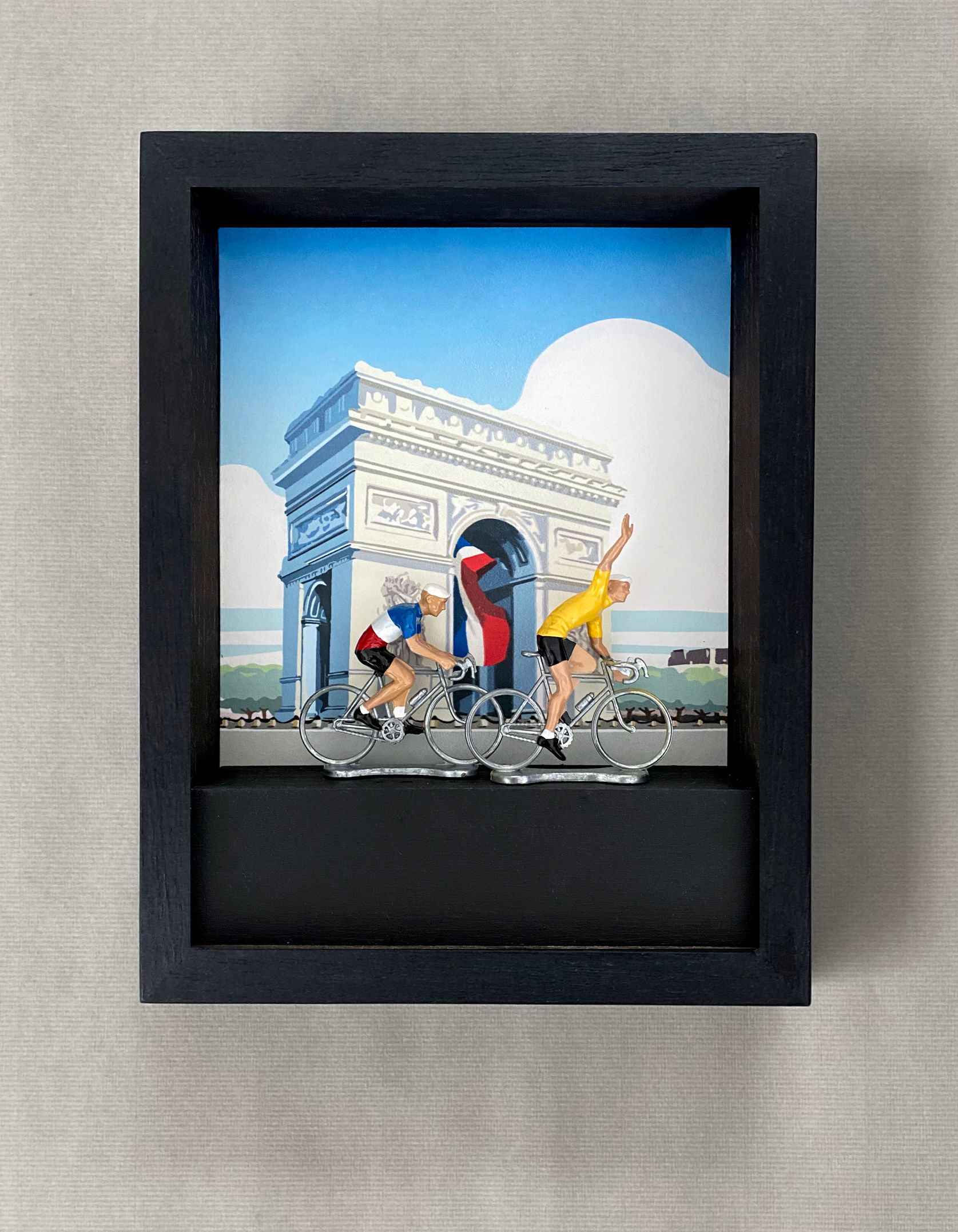 Boîte vitrée 2 ou 3 cyclistes - Arc de Triomphe