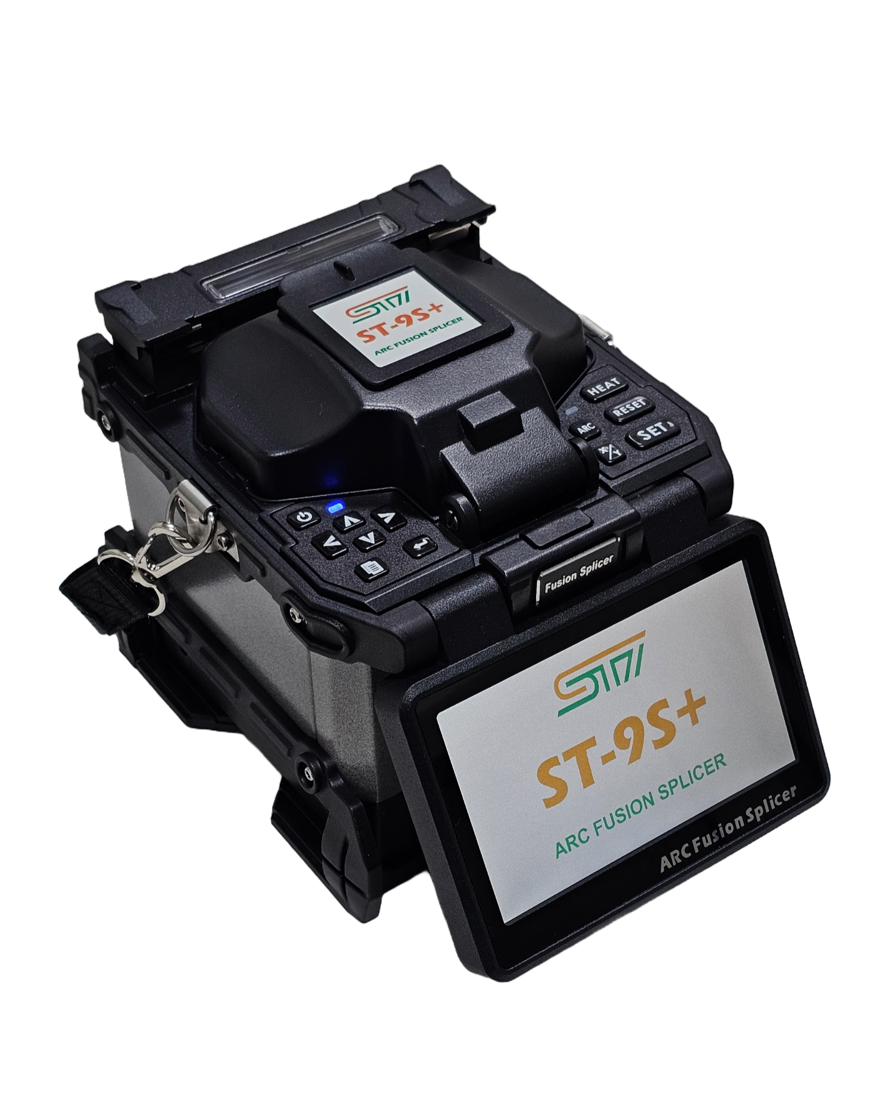 ST-9S+ is the world's 1st GPS-GNSS-IOT enabled Single Fiber Fusion Splicer/Optical Fiber Splicing Machine/Optical Fiber Joint