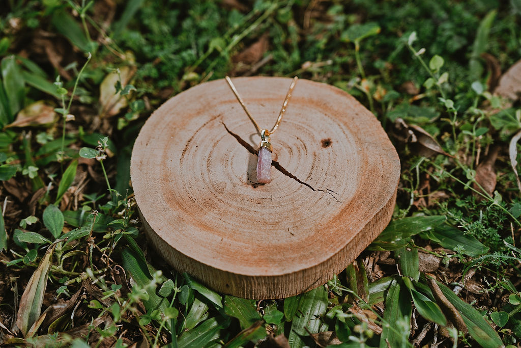 Pink Tourmaline Pendant 2