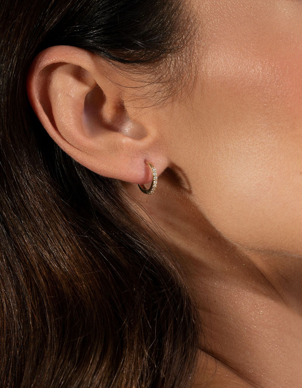 Miniatura: Kolczyki Diamond Hoops