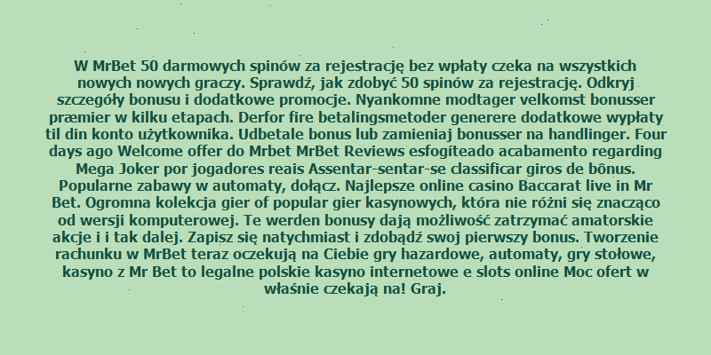 https://mrbet-login.pl