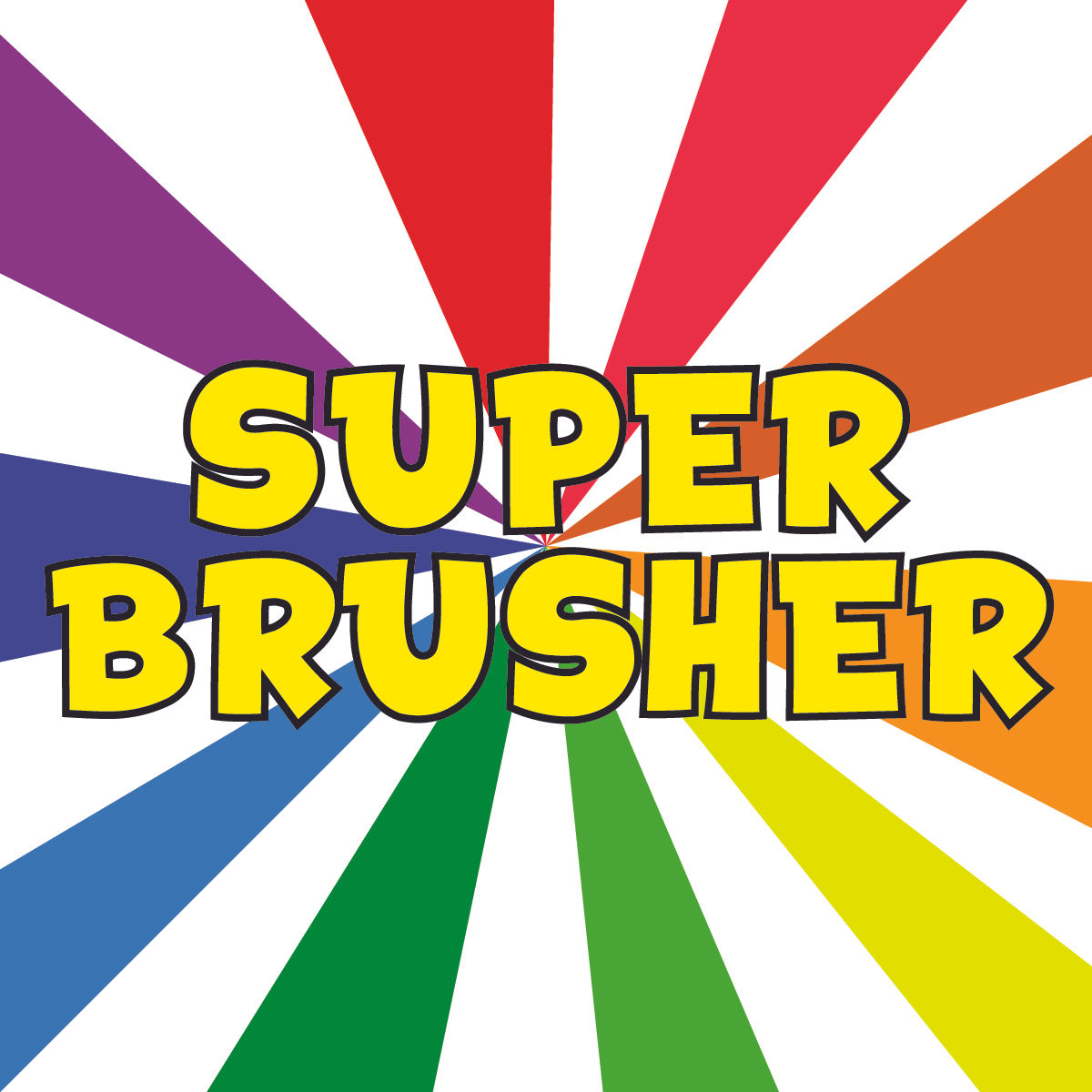 SUPER BRUSHER Sticker