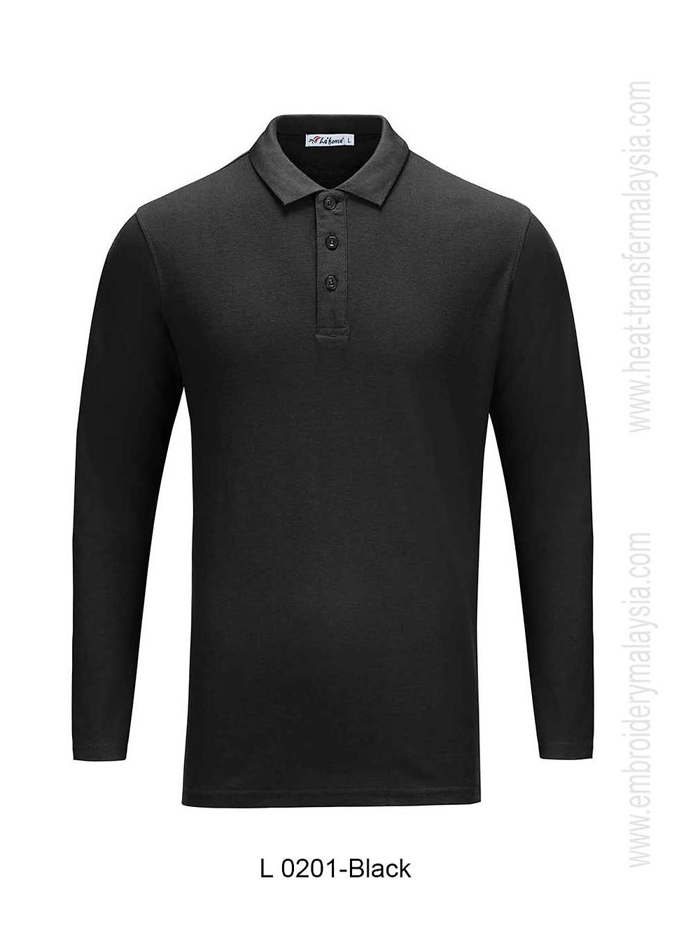 Thumbnail: POLO SHIRT | Pique Lacoste (Long Sleeve) | LE'FONSE | L 02 Series (Unisex)