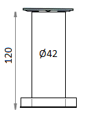 Thumbnail: Technical Drawing of Furniture Legs