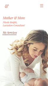 Santé website templates – Consultante en lactation