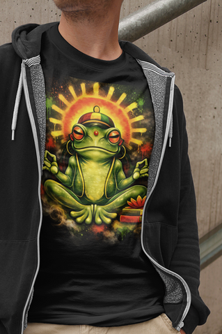 enlighten frog cotton t-shirt