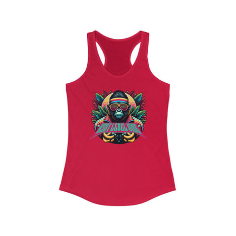 Tropical Retro Racerback Tanktop