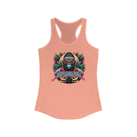 Tropical Retro Racerback Tanktop