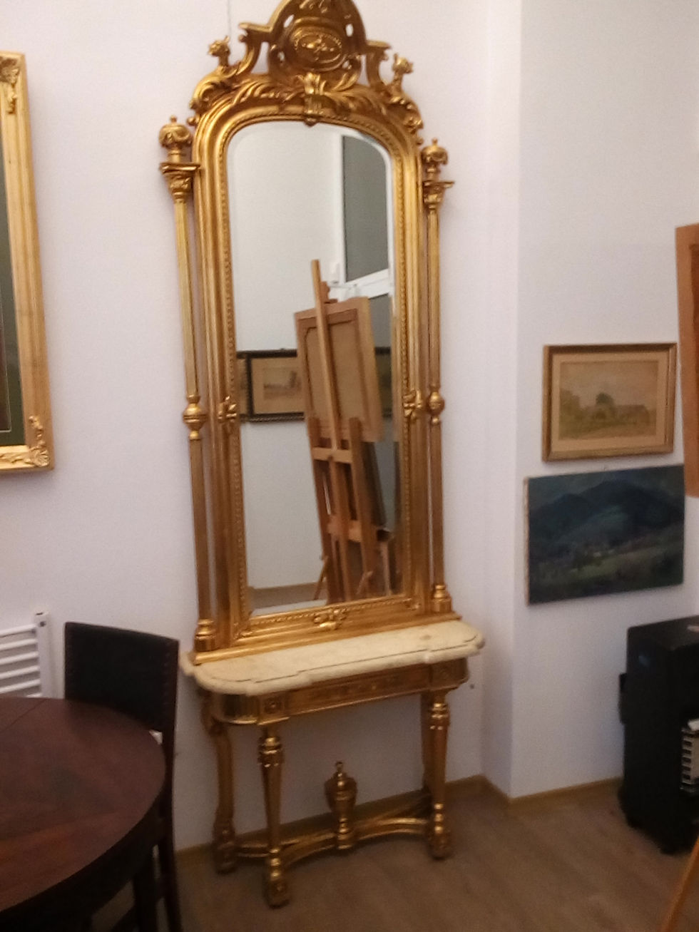 Miniatura: Lustro empire, XIX