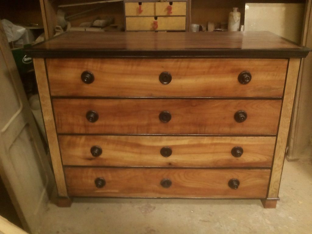 Polska komoda biedermeier, XIX wiek