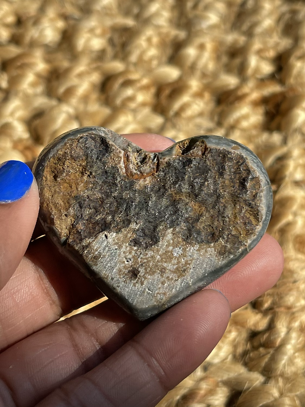 Thumbnail: Amethyst Cluster Heart from Uruguay