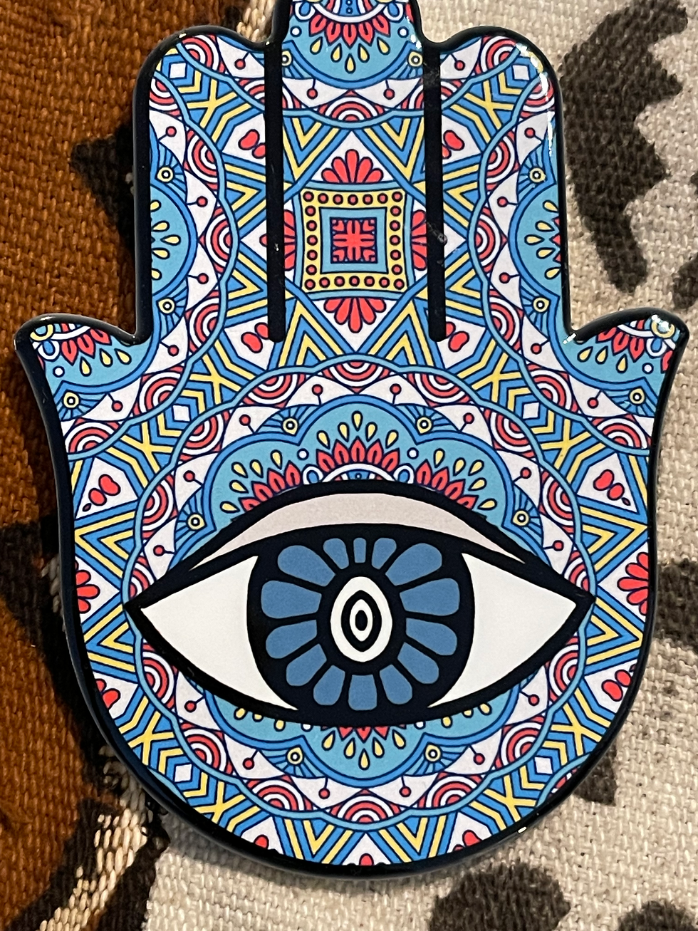 Thumbnail: Ceramic Hamsa Coaster