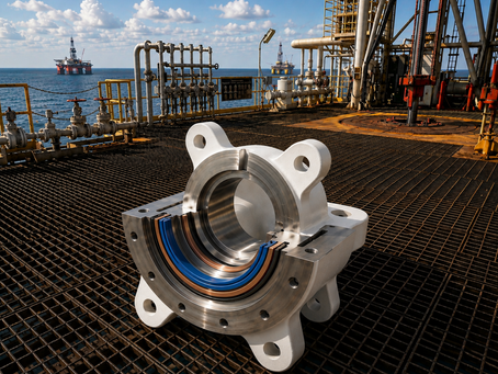 Kits Especiais de Vedação para Cilindros Tensionadores Offshore: o detalhe invisível que sustenta operações bilionárias no petróleo e gás.