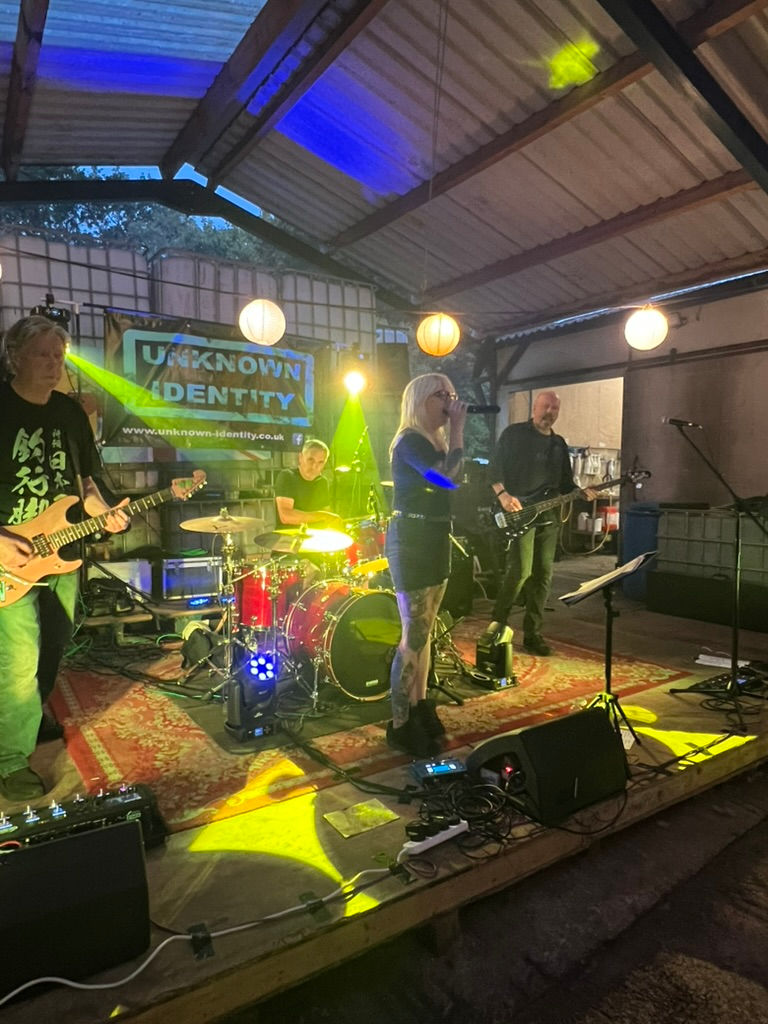 Live Music From Unknown Identity, Food From The Hogg Boss