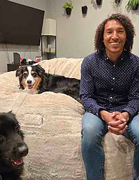 Malach and puppies.jpg