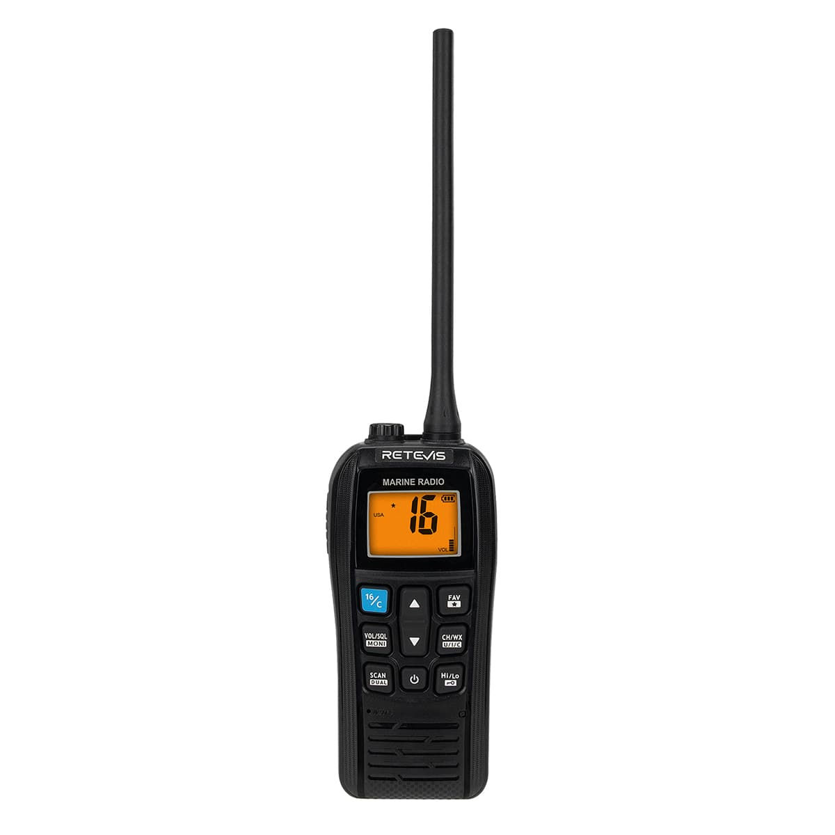 Retevis RM22 6W – Φορητός Πλωτός Ναυτικός Πομποδέκτης VHF IP67 με NOAA Weather