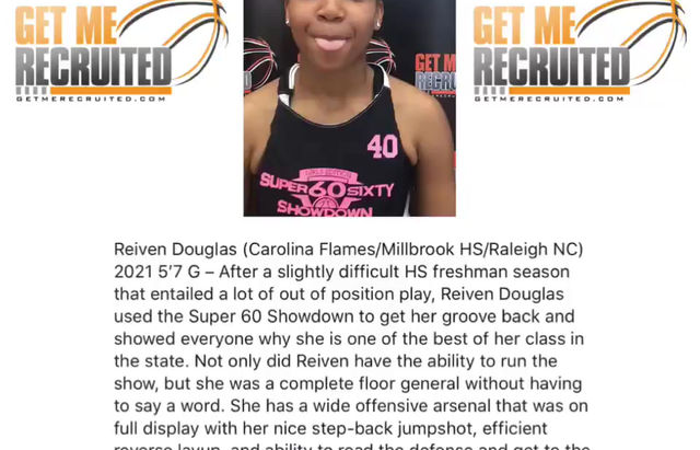 Review Douglas (Carolina Flames/Millbrook HS/Raleigh NC) 2021 5'7 G