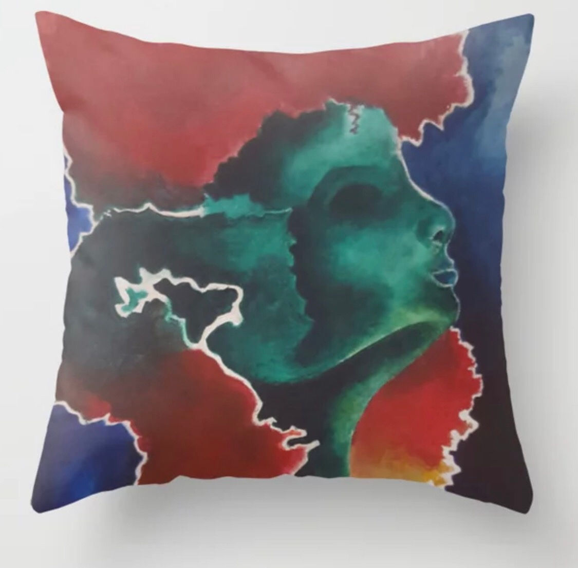 The Rising Throw Pillow