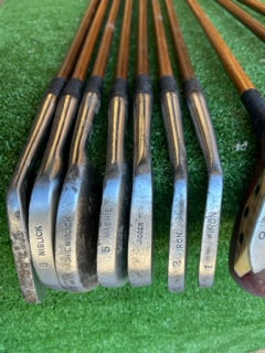 Thumbnail: Gene Sarazen run set with 3 woods
