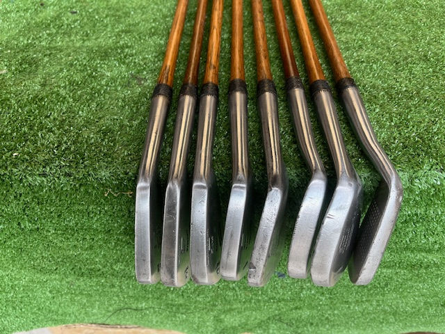 Thumbnail: Tom Stewart Dot Face irons with putter