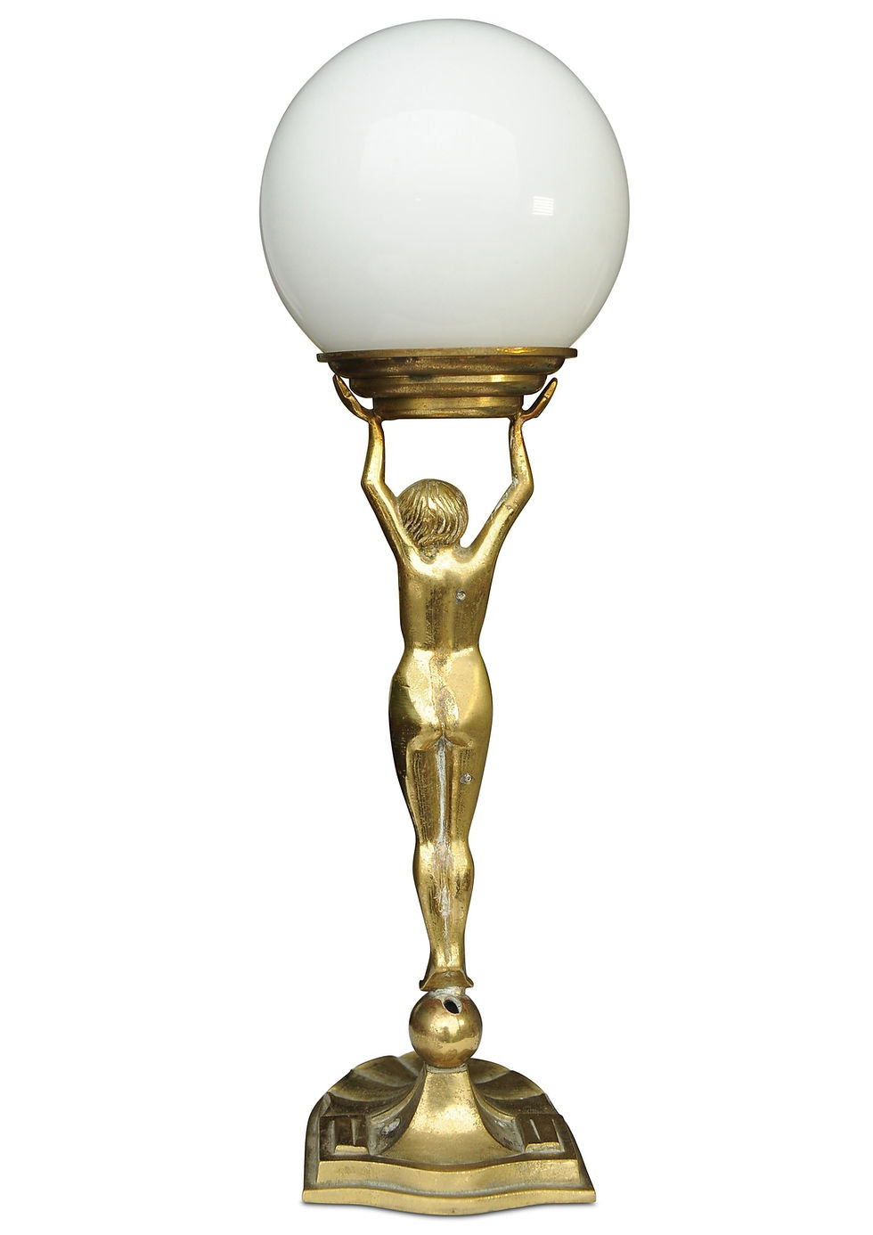 Thumbnail: Antique Table Lamp French Art Deco Diana.