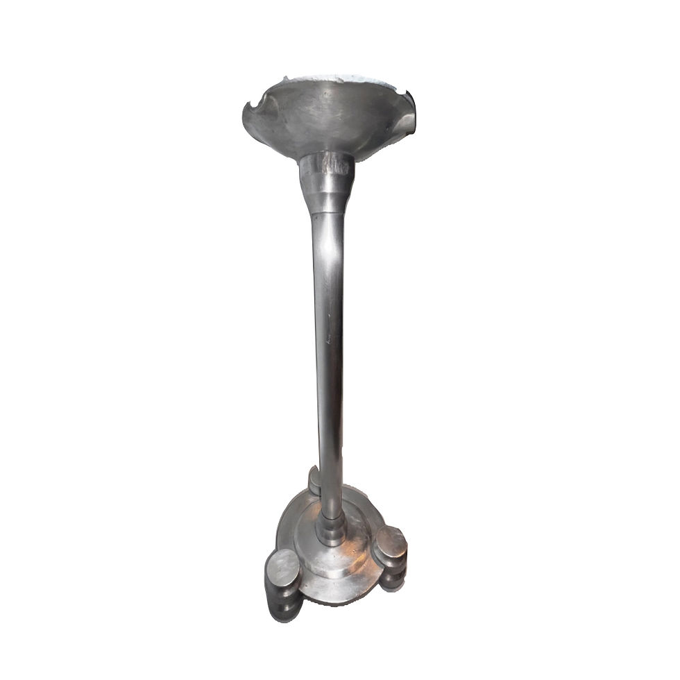 Thumbnail: 1930s Art Deco Metal Standing Ashtray.