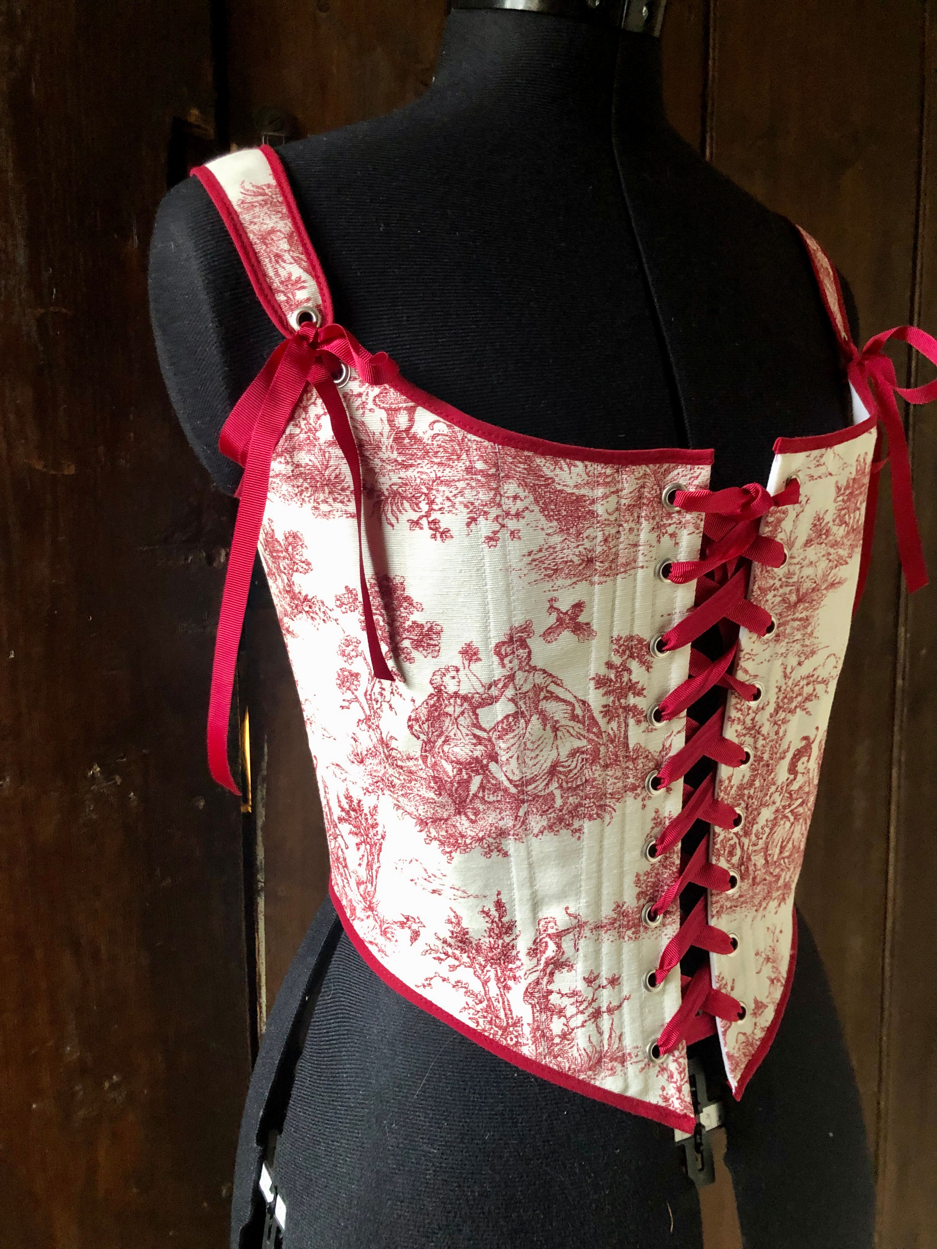 "Lamballe" - Modekorsett im 18. Jhdt Stil