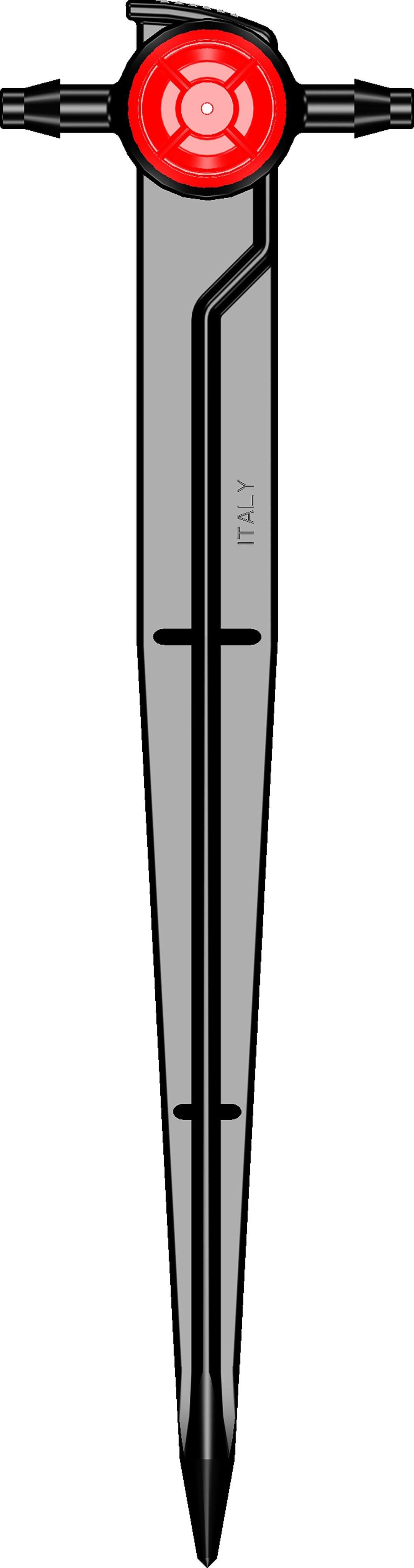 Gocciolatore TECO con astina Delta Drip PC Versione in linea