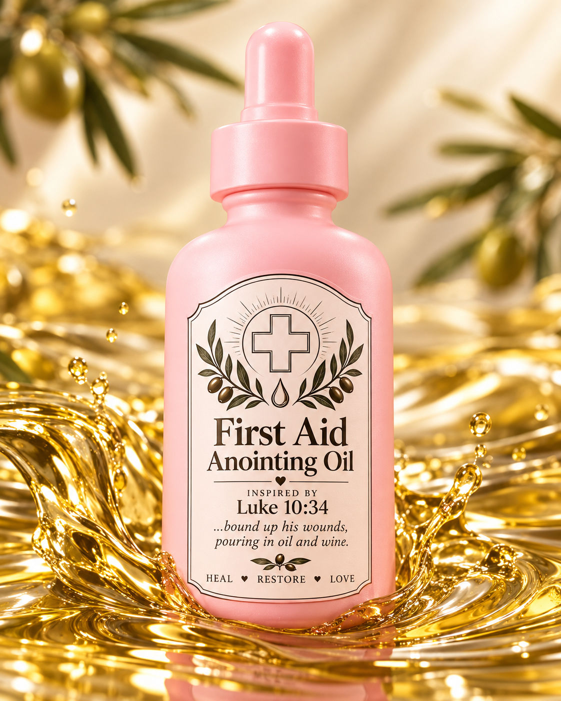First Aid Luke 10:34 Anointing Oil