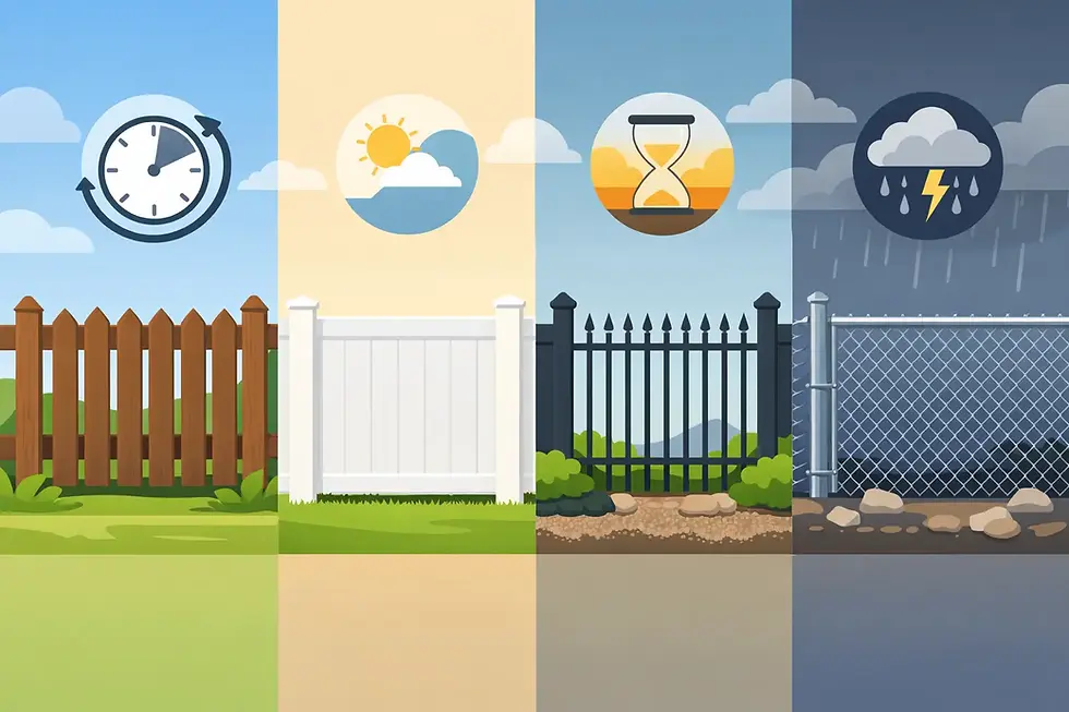 How Long Do Fences Last? Material Life Spans
