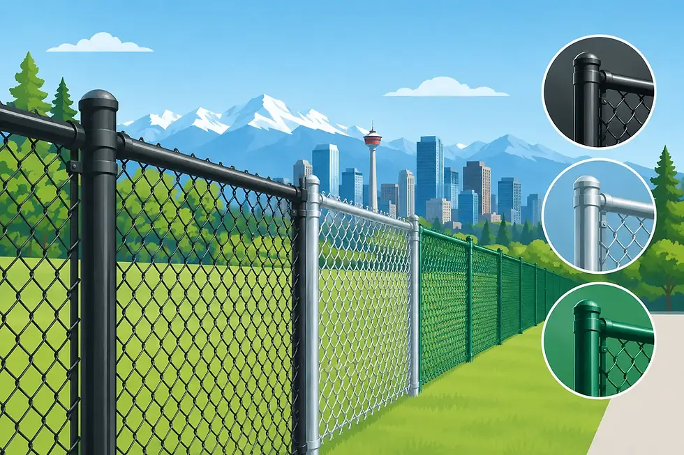 Guide to Chain Link Coatings for Calgary Fences