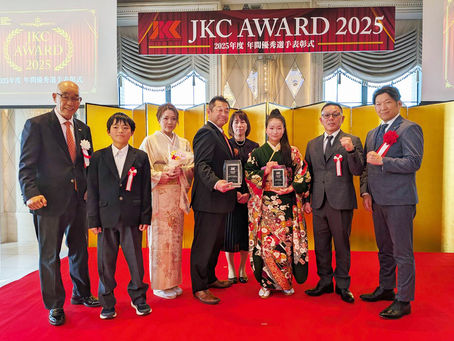 JKCアワードを受賞した七州会の2名