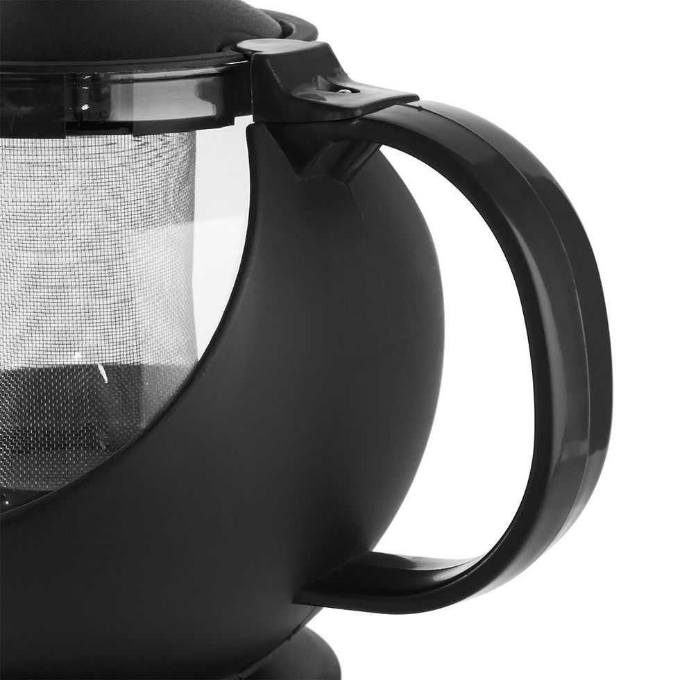 Thumbnail: 25 oz. Tempered Glass Tea Pot Infuser with Stainless Steel Basket