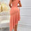 Thumbnail: One Shoulder Bow Detail Asymmetrical Ruffle Hem Dress