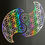 Thumbnail: Flower of Life Hologram - 1.75" Flower of Life,  Performance Practice Fans, Day 