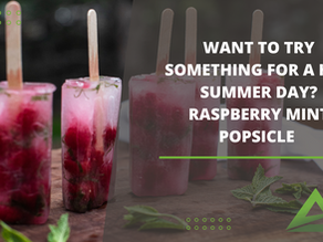 Want something fun to try for these HOT summer days? Try Raspberry Mint Popsicles!